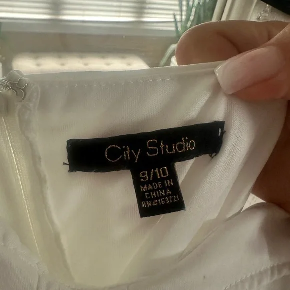 City Studio Ivory Dress - Picture 6 of 6
